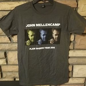 John Mellencamp shirt 2015 Plain Spoken Tour new Gray C3